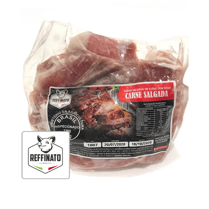 Carne Suína Salgada 2Kg - Reffinato