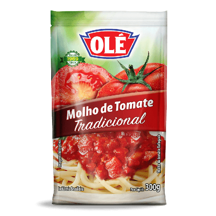 Molho de Tomate Tradicional Olé 300g