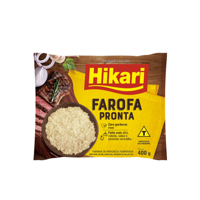 Farofa de Mandioca 400g - Hikari