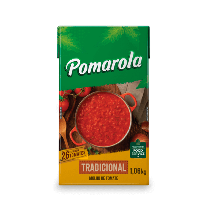 Molho de Tomate Tradicional Pomarola 1,06Kg