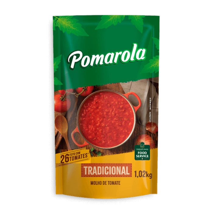 Molho de Tomate Tradicional Pomarola 1.02Kg